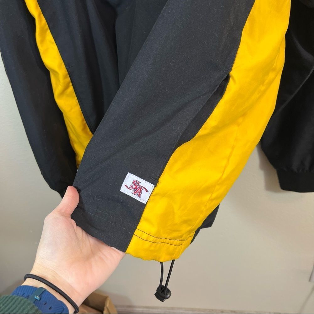 Sportco Authentic Black Iowa Hawkeyes Windbreaker Jacket Large - Picture 5 of 12